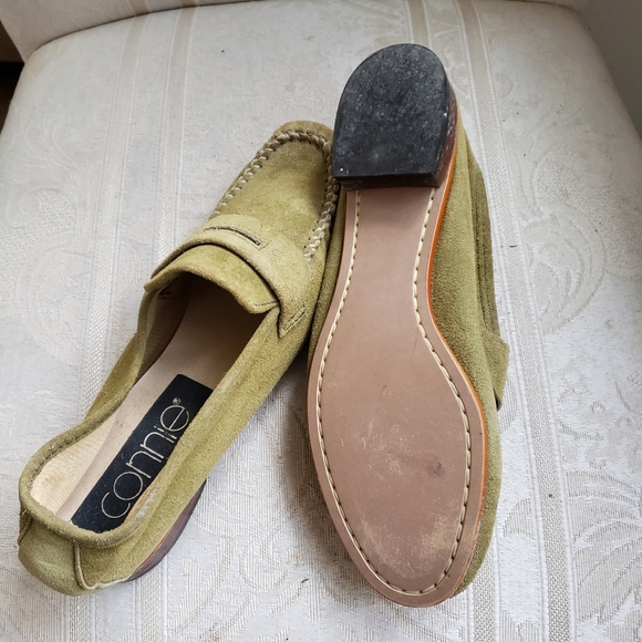 Olive Green Loafers size 8 - Picture 2 of 2